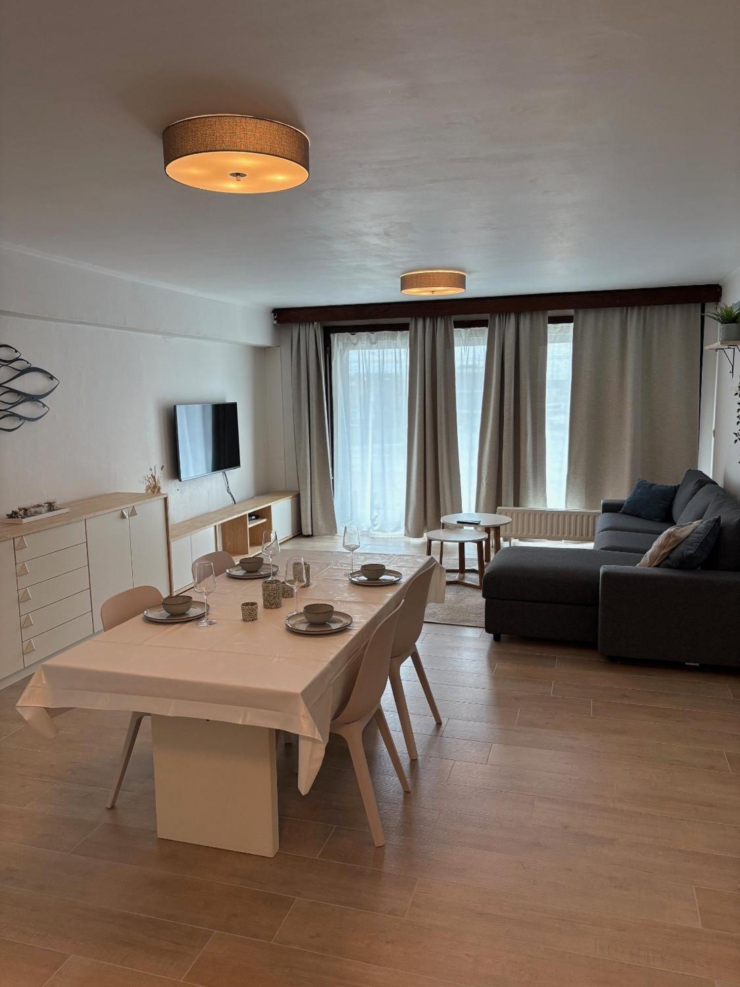 Gezinsappartement - La Plage - Wenduine Zeedijk Exteriér fotografie